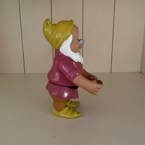 Vtg. DISNEY 1992 DOC Snow White Seven Dwarfs 6 inch Rubber Figure Thailand R2 - Picture 7 of 12